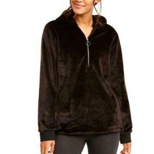 Ideology - Faux-Fur Quarter-Zip Hoodie